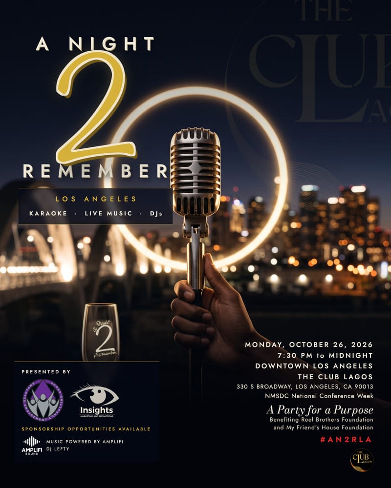 A Night 2 Remember: Los Angeles flyer